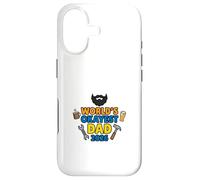 Worlds Okayest Dad 2026 Funny Father Humor Art Case for iPhone 17