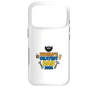 Worlds Okayest Dad 2026 Funny Father Humor Art Case for iPhone 17 Pro