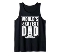 World's Okayest Dad Father Daddy Funny Father's Day 2026 Tank Top