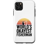 World's Okayest Fisherman Funny Case for iPhone 11 Pro Max