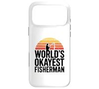 World's Okayest Fisherman Funny Case for iPhone 17 Pro Max