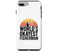 World's Okayest Fisherman Funny Case for iPhone 7 Plus/8 Plus