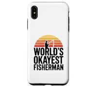 World's Okayest Fisherman Funny Case for iPhone XS Max
