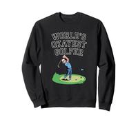 World's Okayest Golfer Funny Golf Player Humor Sweatshirt