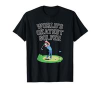 World's Okayest Golfer Funny Golf Player Humor T-Shirt