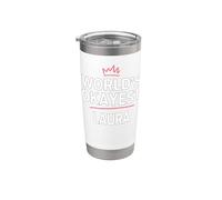 World's Okayest Laura Funny Personalized Custom Laura Stainless Steel Insulated Tumbler