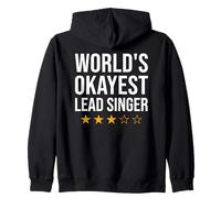 World's Okayest Lead Singer Vocalists Zip Hoodie