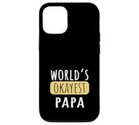 World's Okayest Papa Funny Grandad Joke Case for iPhone 12/12 Pro