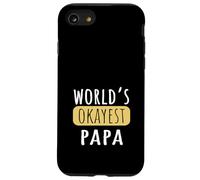 World's Okayest Papa Funny Grandad Joke Case for iPhone SE (2020) / 7/8
