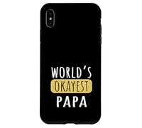 World's Okayest Papa Funny Grandad Joke Case for iPhone XS Max