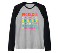 World's Okayest Procurement Officer Raglan Baseball Tee