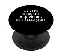 World's Okayest Reporting Radiographer PopSockets Adhesive PopGrip