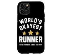 Worlds Okayest Runner Funny Sarcastic Running Marathon Train Case for iPhone 11 Pro