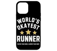 Worlds Okayest Runner Funny Sarcastic Running Marathon Train Case for iPhone 12 mini