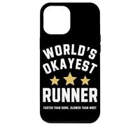 Worlds Okayest Runner Funny Sarcastic Running Marathon Train Case for iPhone 12 Pro Max