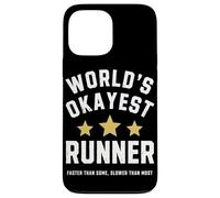 Worlds Okayest Runner Funny Sarcastic Running Marathon Train Case for iPhone 13 Pro Max