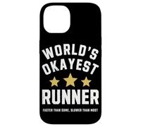 Worlds Okayest Runner Funny Sarcastic Running Marathon Train Case for iPhone 14