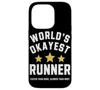 Worlds Okayest Runner Funny Sarcastic Running Marathon Train Case for iPhone 14 Pro