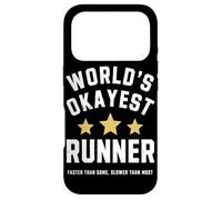 Worlds Okayest Runner Funny Sarcastic Running Marathon Train Case for iPhone 17 Pro