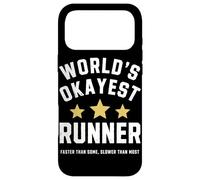 Worlds Okayest Runner Funny Sarcastic Running Marathon Train Case for iPhone 17 Pro Max