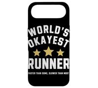 Worlds Okayest Runner Funny Sarcastic Running Marathon Train Case for iPhone Air