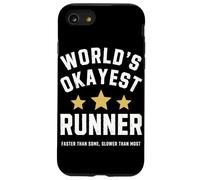 Worlds Okayest Runner Funny Sarcastic Running Marathon Train Case for iPhone SE (2020) / 7/8