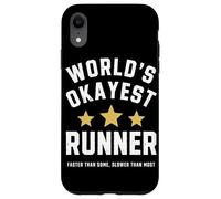 Worlds Okayest Runner Funny Sarcastic Running Marathon Train Case for iPhone XR