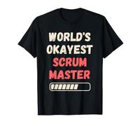 Worlds Okayest Scrum Master Funny Agile IT Project, Manager T-Shirt