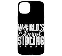 World's Okayest Sibling Matching Siblings Brother Sister Case for iPhone 15 Plus