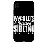World's Okayest Sibling Matching Siblings Brother Sister Case for iPhone XS Max