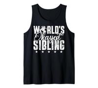 World's Okayest Sibling Matching Siblings Brother Sister Tank Top