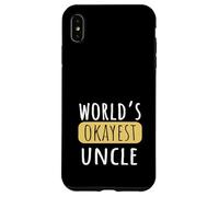 World's Okayest Uncle Funny for Best Uncle Case for iPhone XS Max