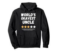 World's Okayest Uncle Funny Gag Pullover Hoodie