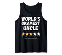World's Okayest Uncle Funny Gag Tank Top