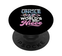 World's Okayest Uncle With The World's Best Niece PopSockets Adhesive PopGrip