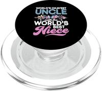 World's Okayest Uncle With The World's Best Niece PopSockets PopGrip for MagSafe