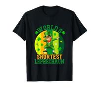 World's Shortest Leprechaun Patrick's Day Dabbing Irish Man T-Shirt
