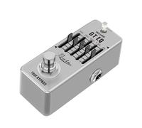 World's Smallest 5-Band Graphic EQ Guitar Pedal - Rowin LEF-317A with ±18dB Boost/Cut, Master Level Control, True Bypass, Metal Shell - Compact Tone Shaper for Live & Studio