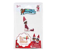 World's Smallest Elf on the Shelf Miniature Accessories Set (Girl Dark) - 4" Elf Toys - Adorable Mini and Tiny Elf Accessories for Maximum Festive Fun!