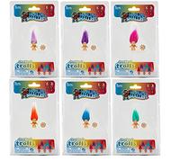 Worlds Smallest Good Luck Trolls Bundle Set of 6, Multicolor