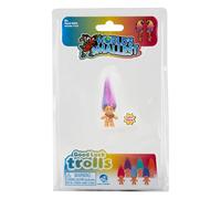 World's Smallest Good Luck Trolls. Mini 1 inch Tall Toy Action Figure with an Extra 1.5 inches of Hair! Six Adorable Good Luck Trolls to Collect! Each Sold Seperately, Style Selected at Random