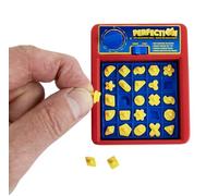 World's Smallest Perfection, Fully Functional Miniature Game, Classic Fast-Paced Shape Game for Kids and Adults, Board Game, Family Games, Travel Game, Stocking Stuffers, Easter Baskets, Ages 6 and Up