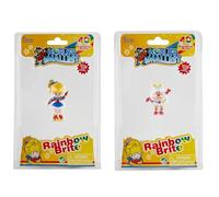 World's Smallest Rainbow Brite and Twink Bundle Set of 2 Micro Action Figures