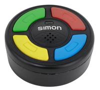World's Smallest Simon - Exact Replica of The Original Electronic Memory Game - Only 2 inches in Diameter, Featuring Four Color Window Buttons and Authentic Tonal Sounds - Recommended for Ages 6+