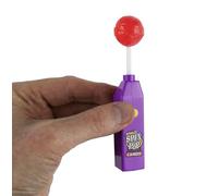 World's Smallest Spin Pop. Includes: 1 Spin Pop, 1 Candy Lollipop. Colors Selected at Random.