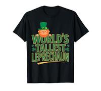 Worlds Tallest Leprechaun St Patricks Day Cute Kids Man T-Shirt