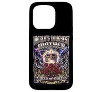 World's Toughest Mother Queen 90s Bootleg Mom Mother's Day Case for iPhone 15 Pro