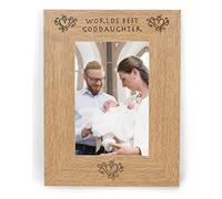 Worlds World's Best Goddaughter 6 x 4 Photo Picture Frame Gifts Presents Ideas For Her My Birthday From Godmother Godfather