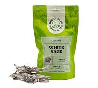Worldwide Botanicals 100% Pure California White Sage Clusters - Sustainably Cultivated, 2 Ounces