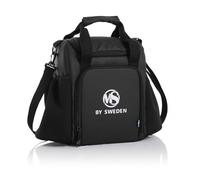 Worldwide Nutrition Bundle Compatible with MS by Sweden Mini Meal Prep Bag - Compact & Stylish Lunch Bag with 4 Lunch Boxes (650ml), 2 Ice Packs, Eco-Friendly Hemp Fabric with Keychain